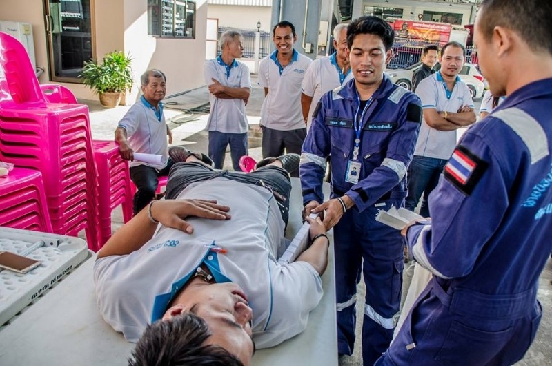 จัดอบรมพนักงาน